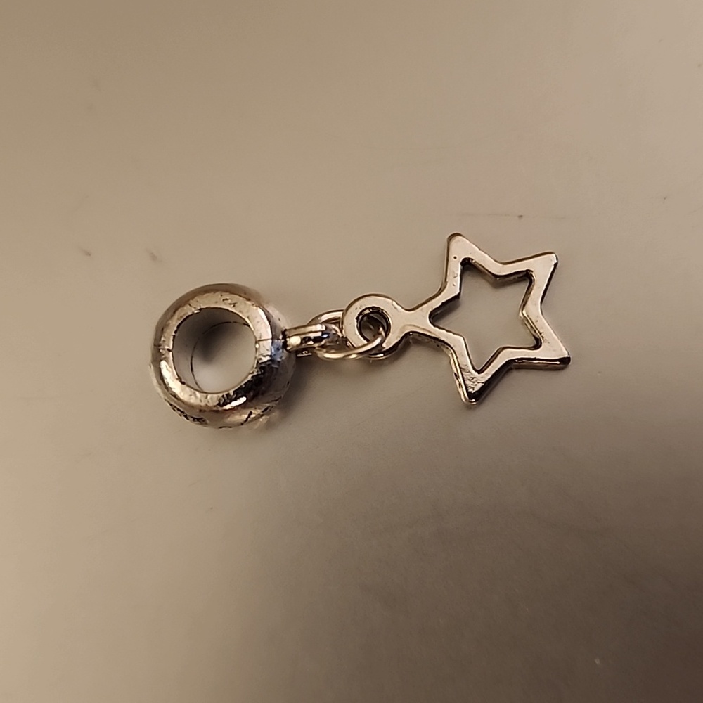 Fashionista Star Charm for European Style Bracelets Fits Pandora Systems